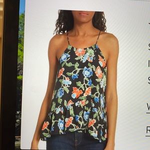 Silk tank top